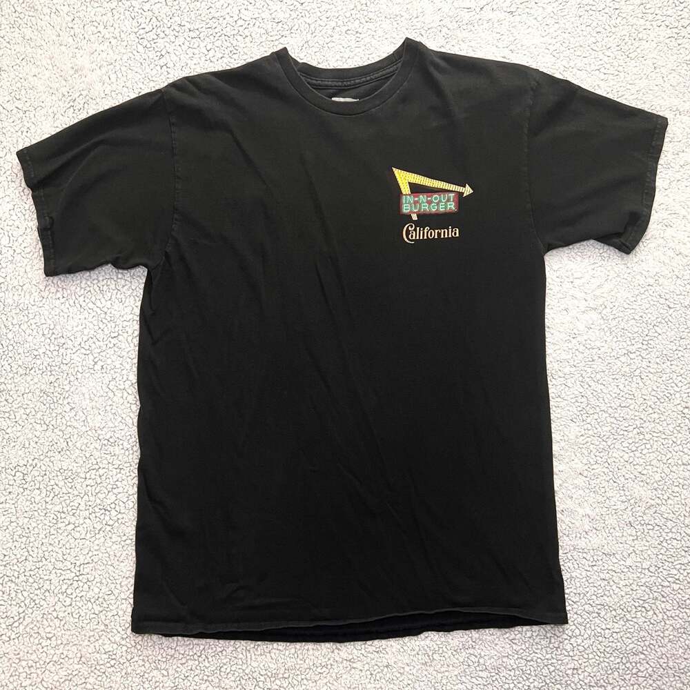 In-N-Out Burger California Black Graphic Short Sleeve T-Shirt